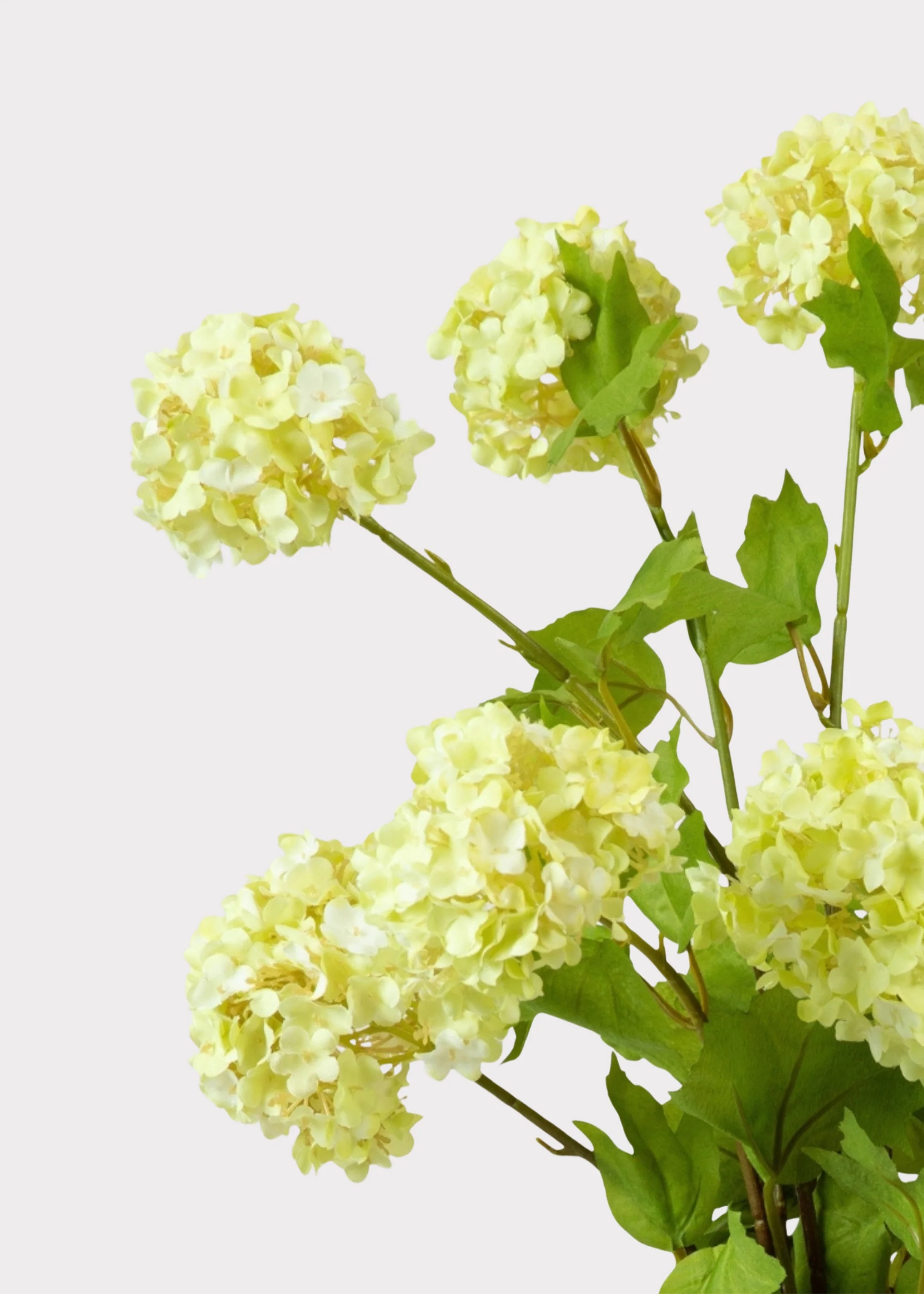 Honeydew Green Snowball Fake Flower Bundle - 31" - Image 4