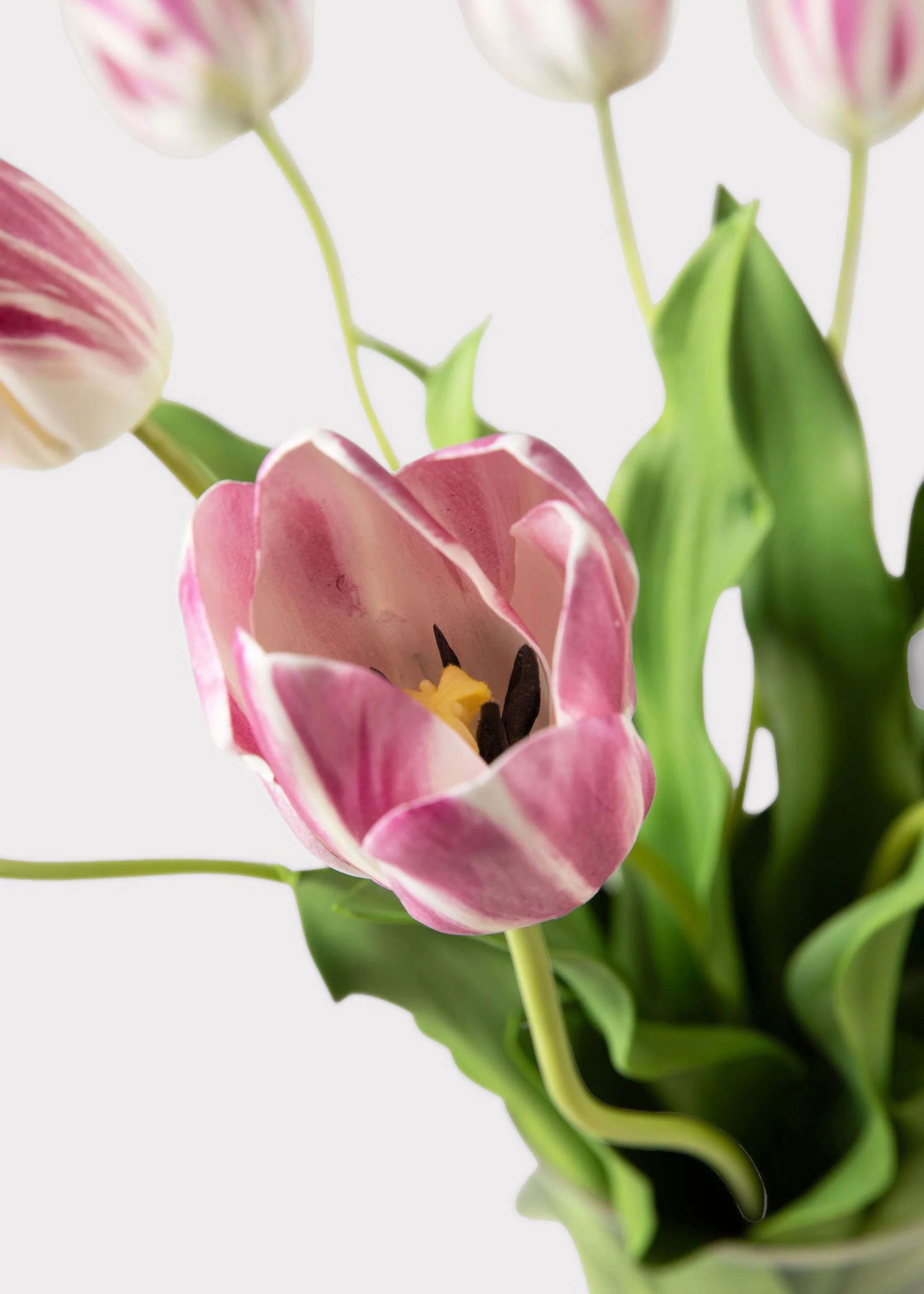 SALE - Mauve Faux Tulip Arrangement - 22" - Image 3
