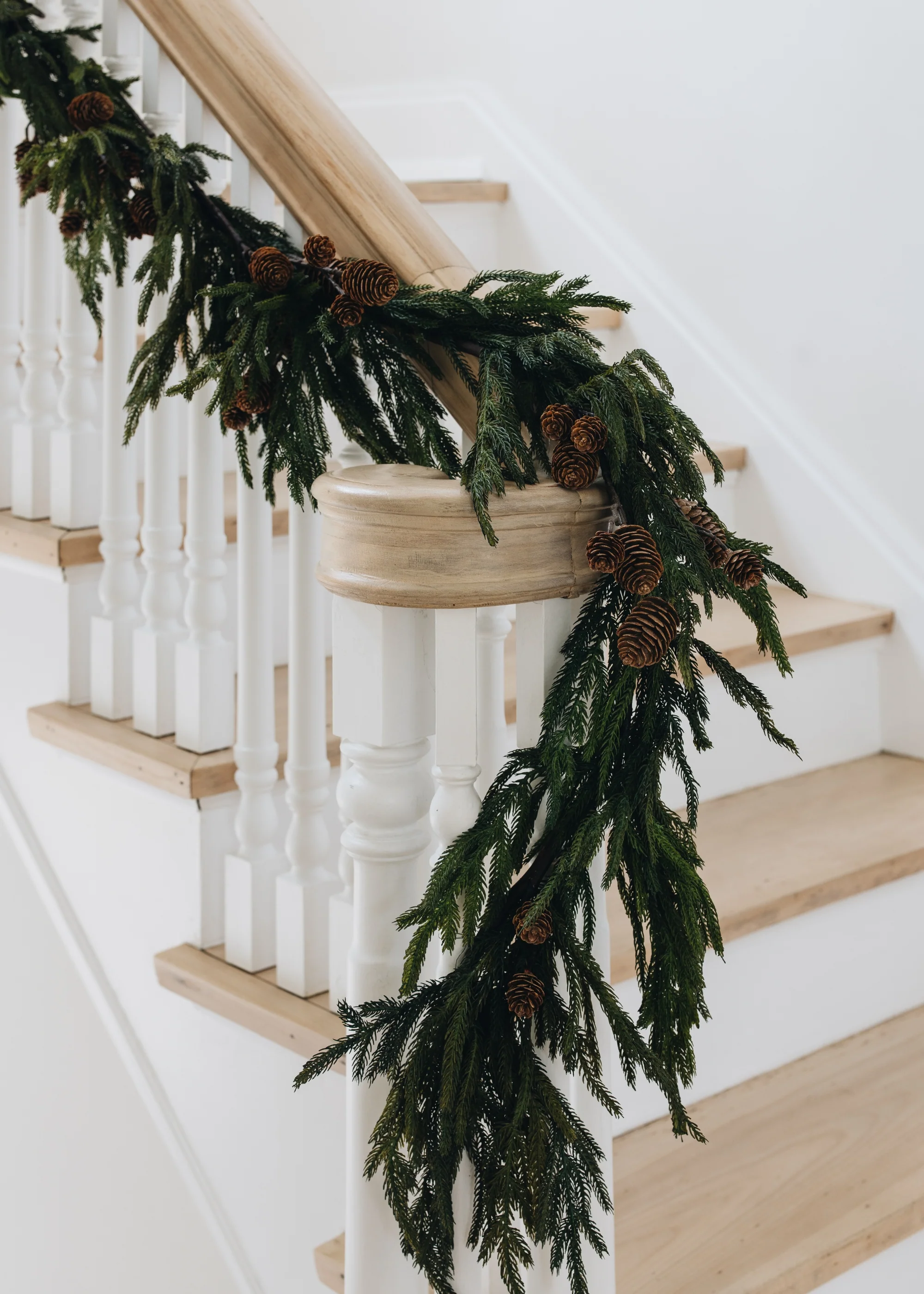 Artificial Pine Cone Branch Winter Decor - 28.5" - Image 3