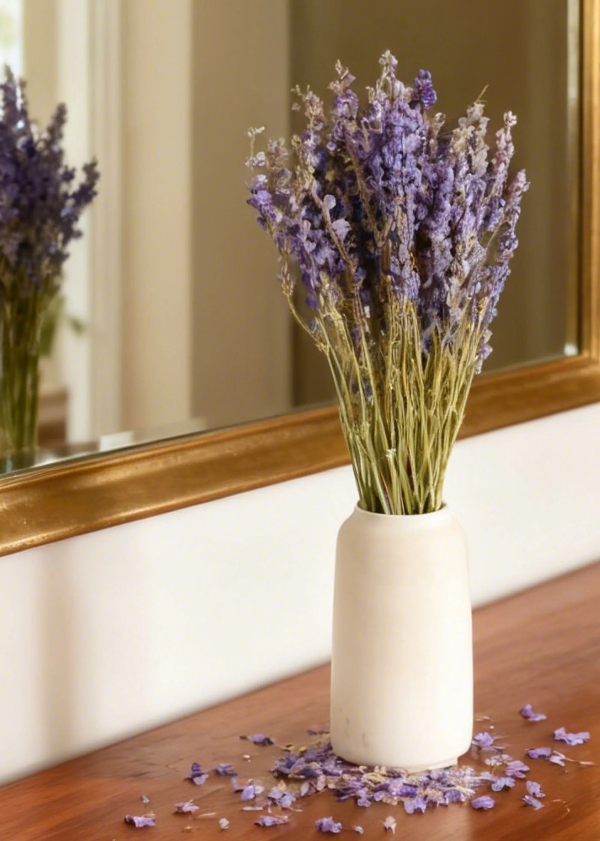 Purple Dried Larkspur Wildflower Bundle of 10 Stems - Image 2