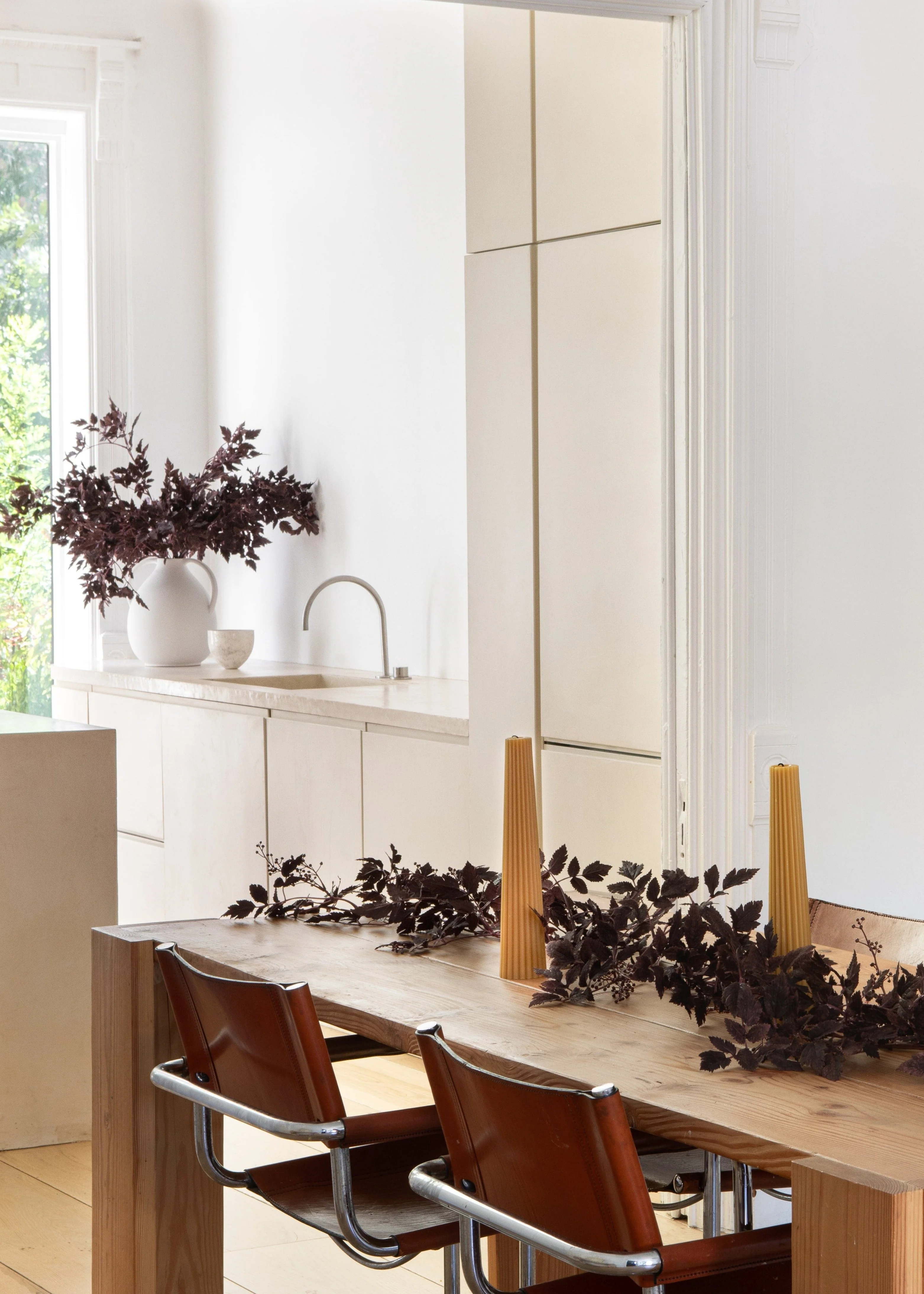 Plum Cimicifuga Seeded Garland - 6' - Image 5