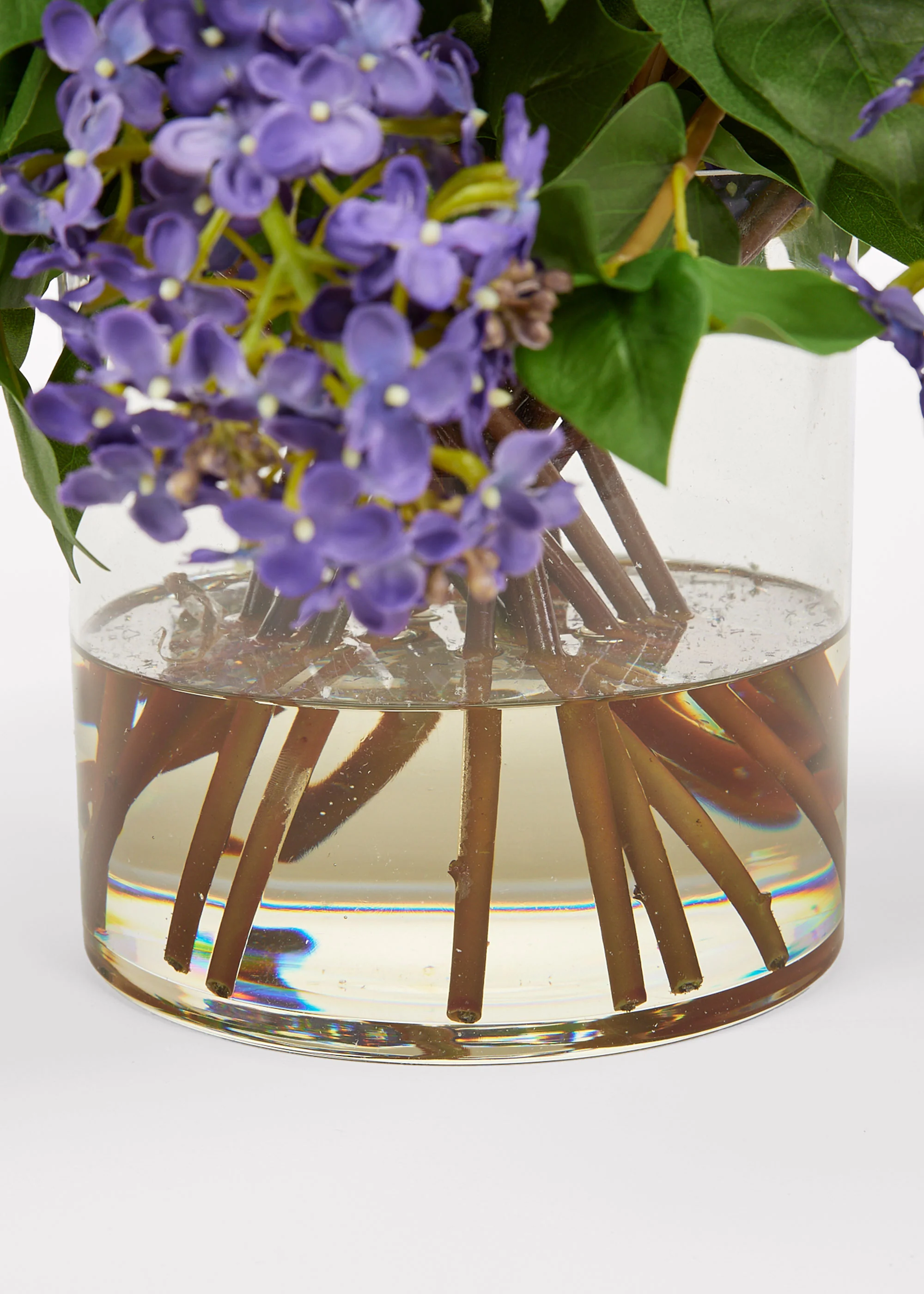 Purple Faux Lilac Arrangement - 18" - Image 5
