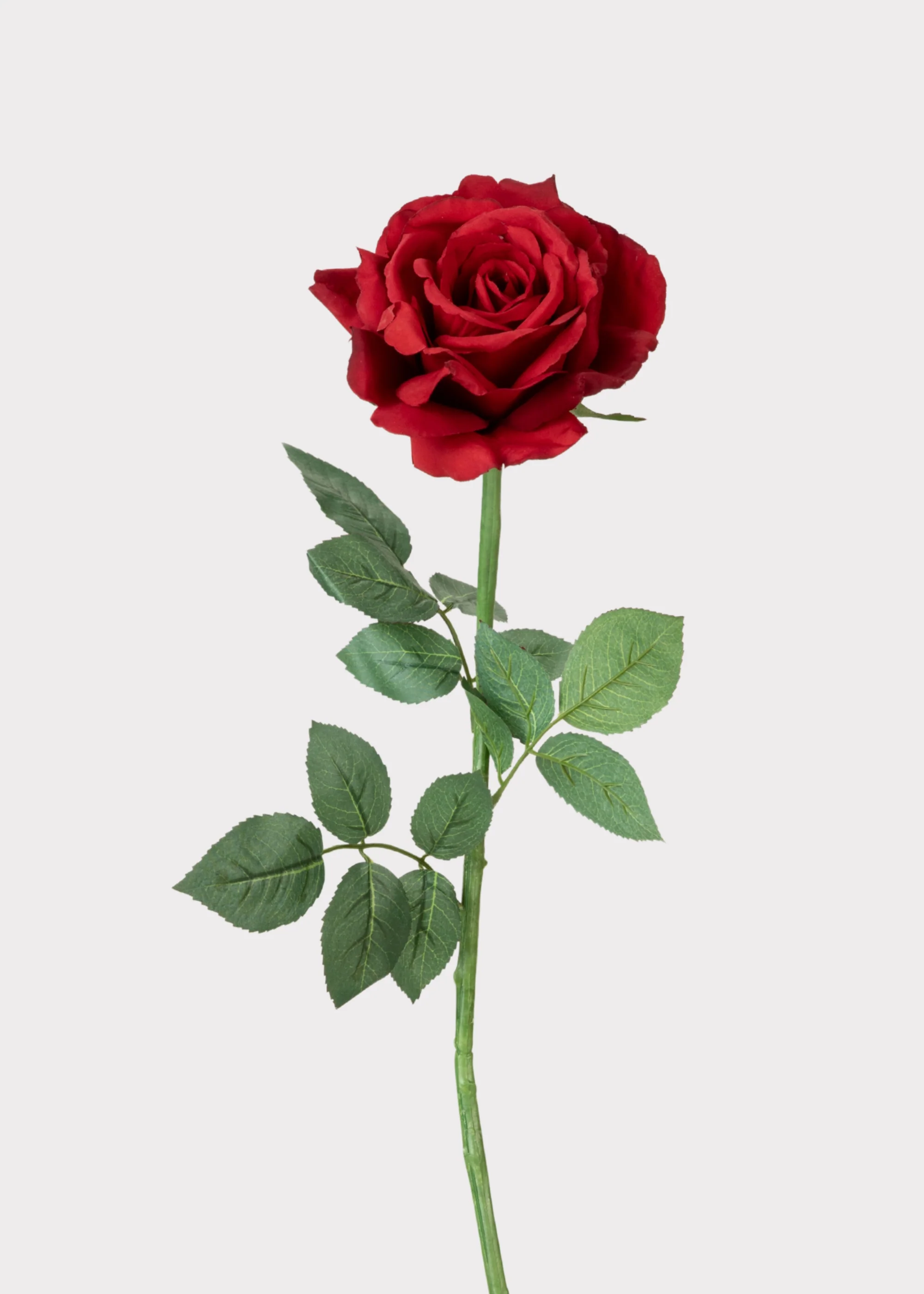 Red Diana Rose Faux Flower - 26"