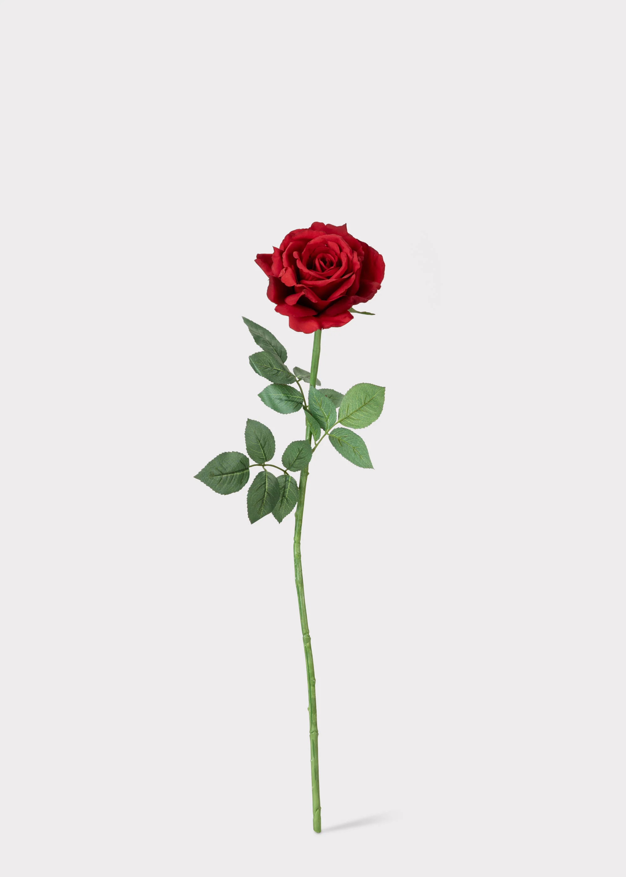 Red Diana Rose Faux Flower - 26" - Image 4