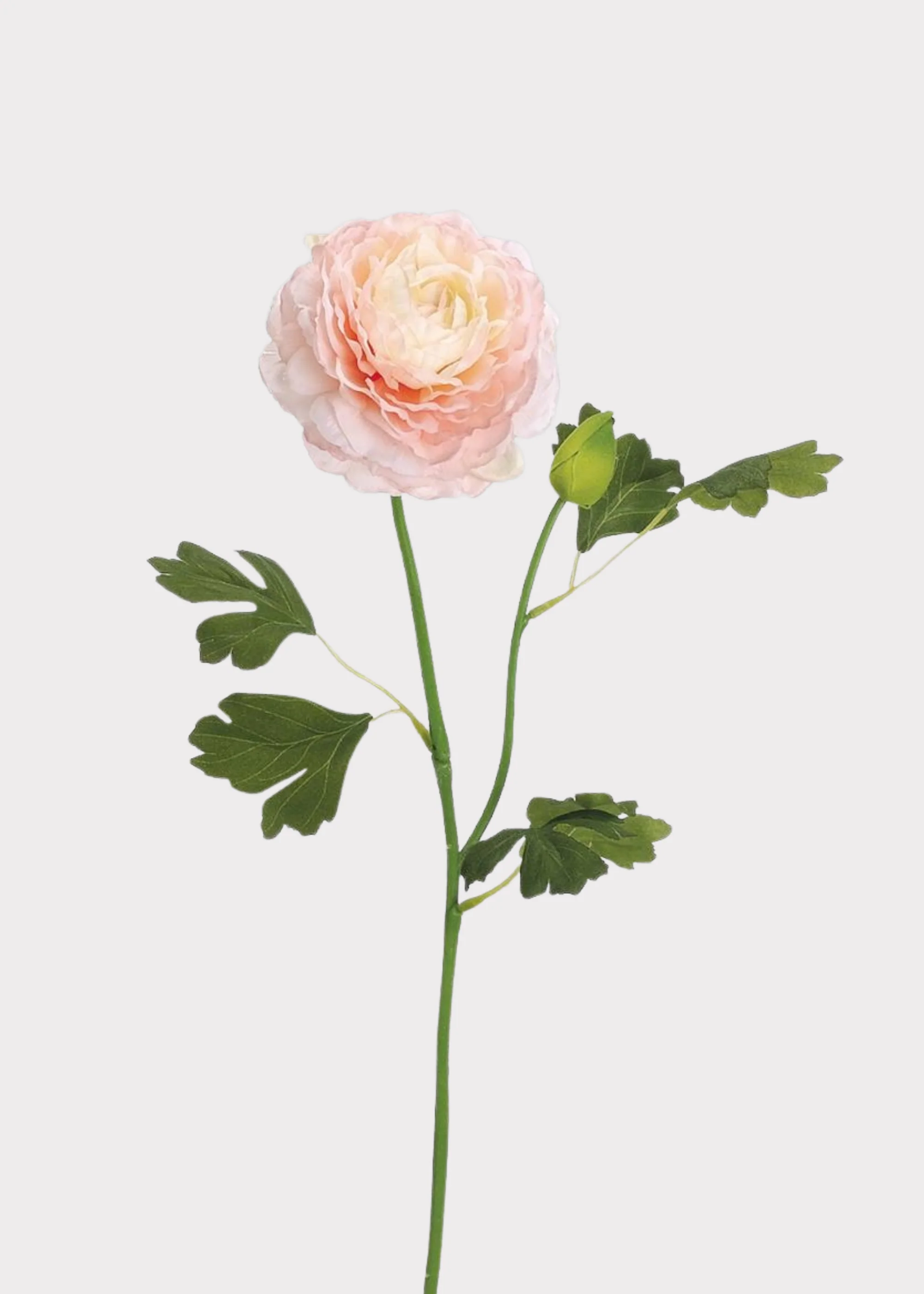 Soft Pink Artificial Ranunculus Flower - 19"