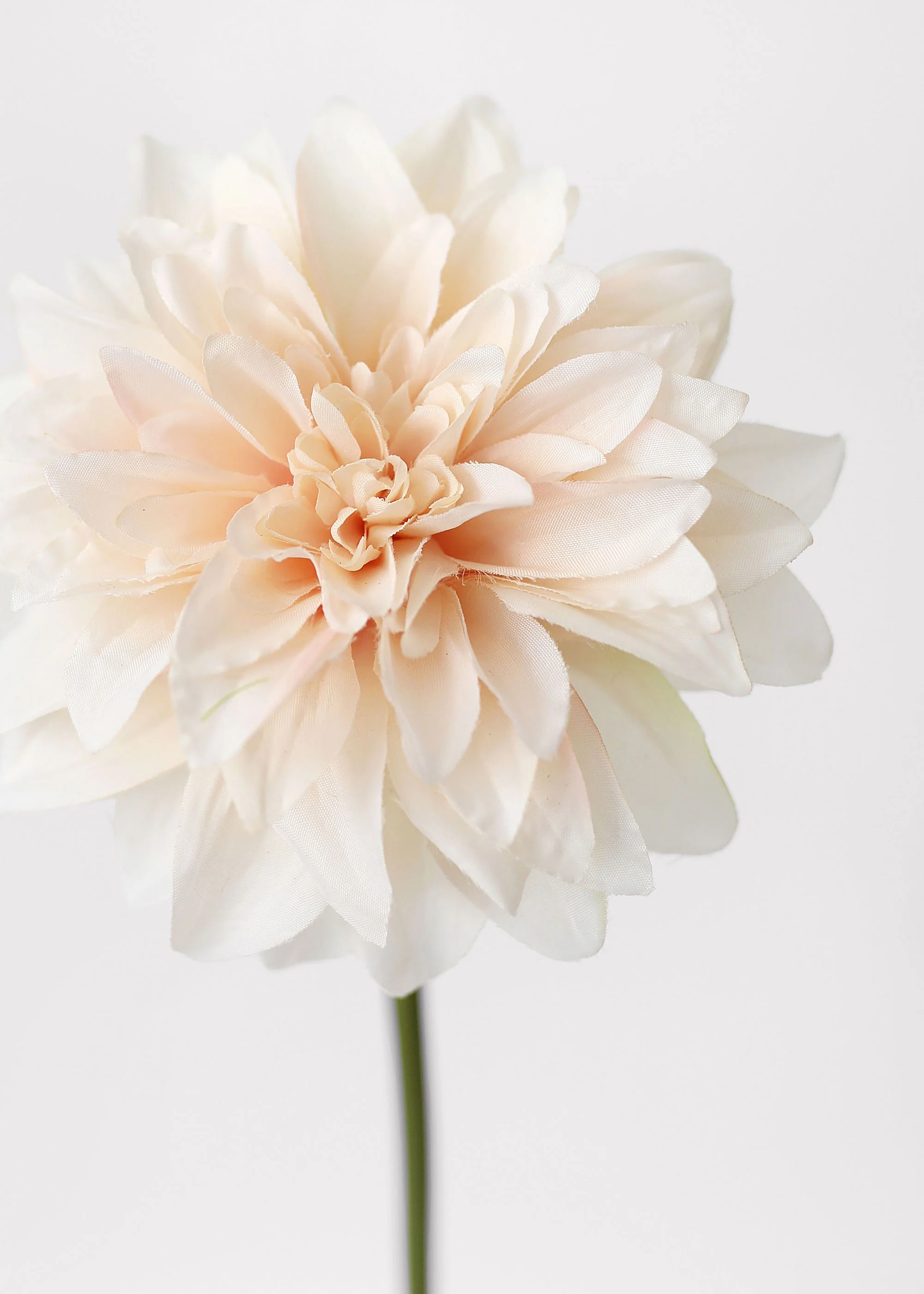 Blush Peach Dahlia Silk Flower - 19" - Image 4