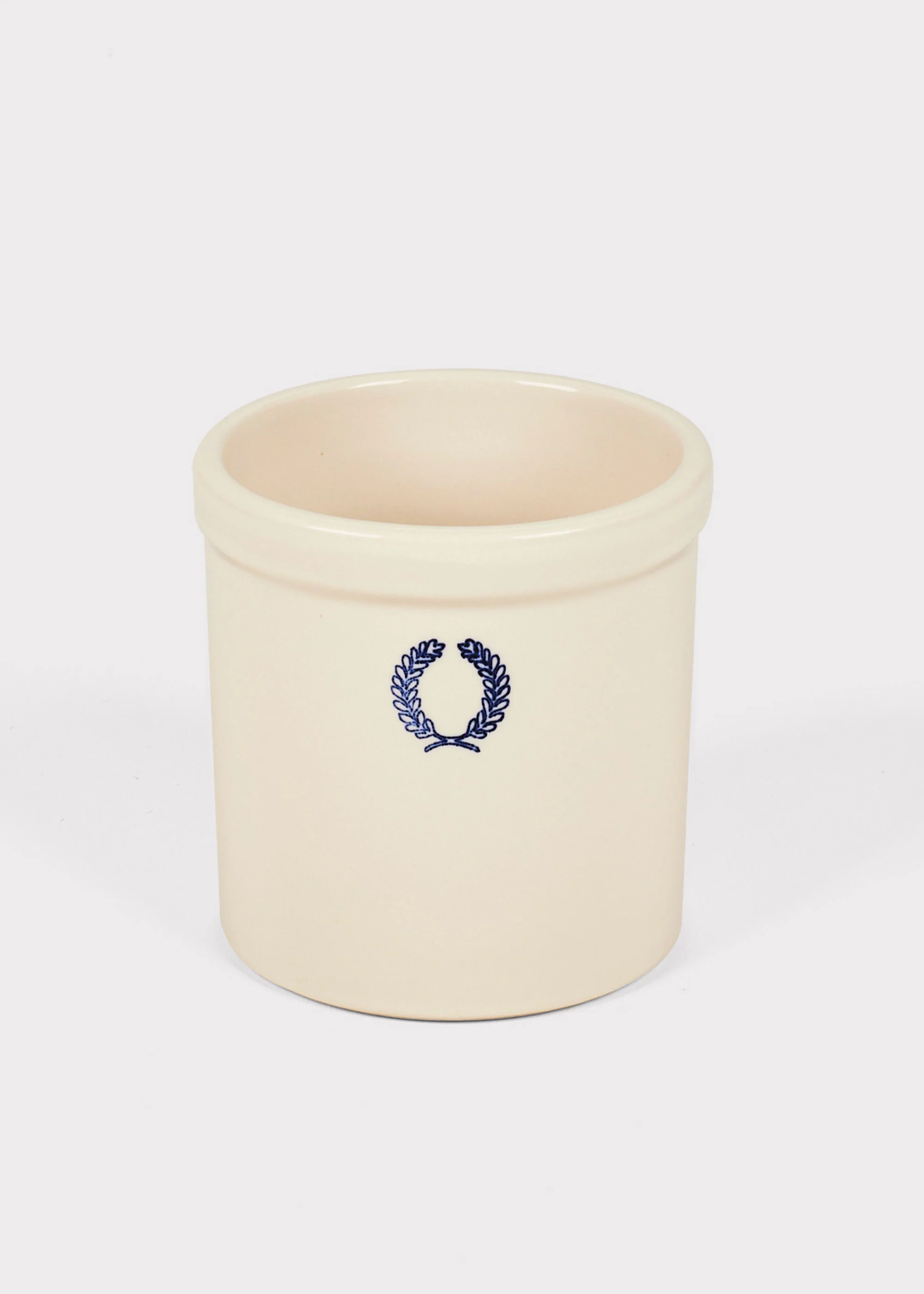 Farmhouse Pottery Stoneware Laurel Crock in Cream Glaze - 2 Quarts - 6"