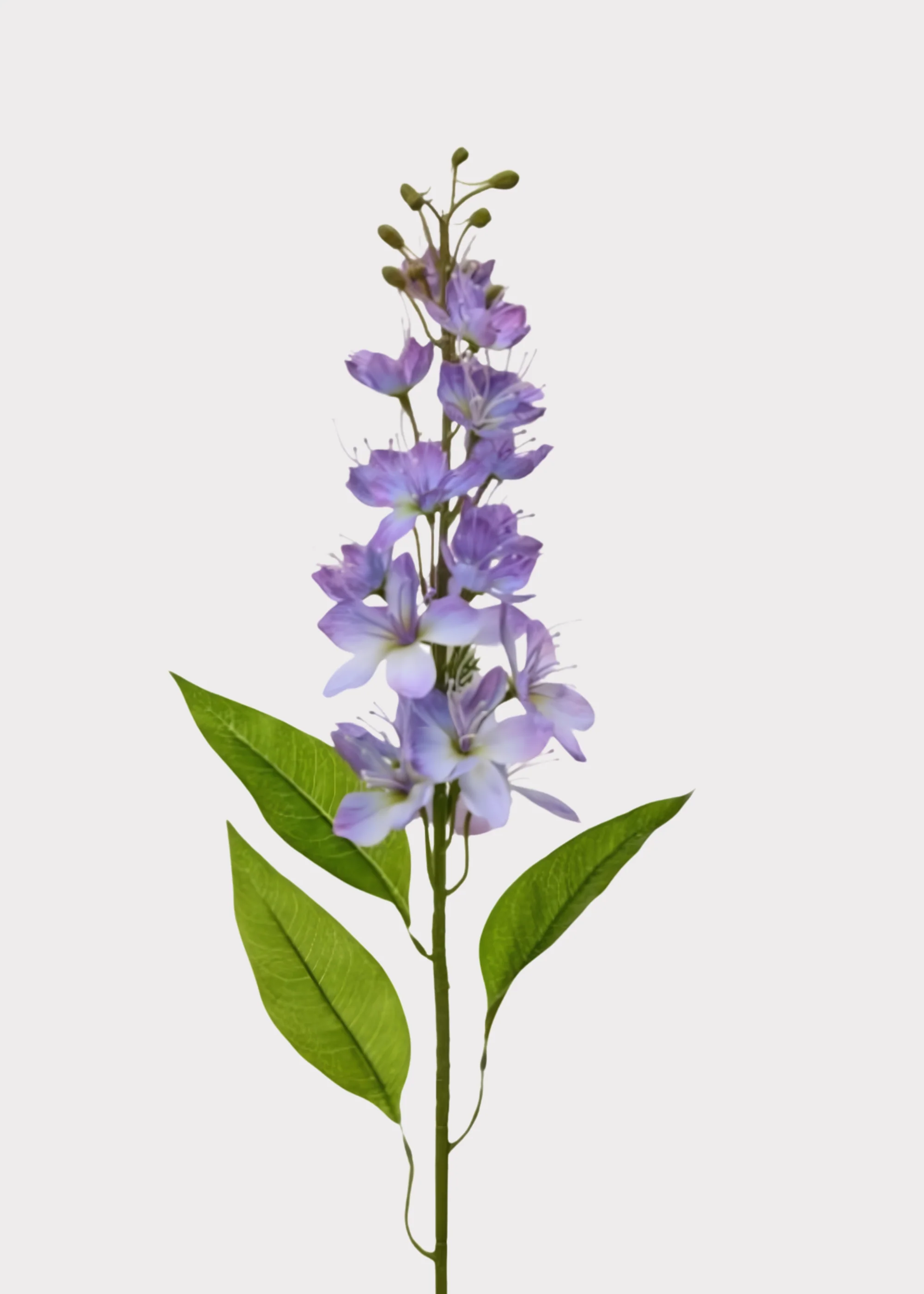 Tall Artificial Flowers Honey Blossom Stem in Lavender - 32"