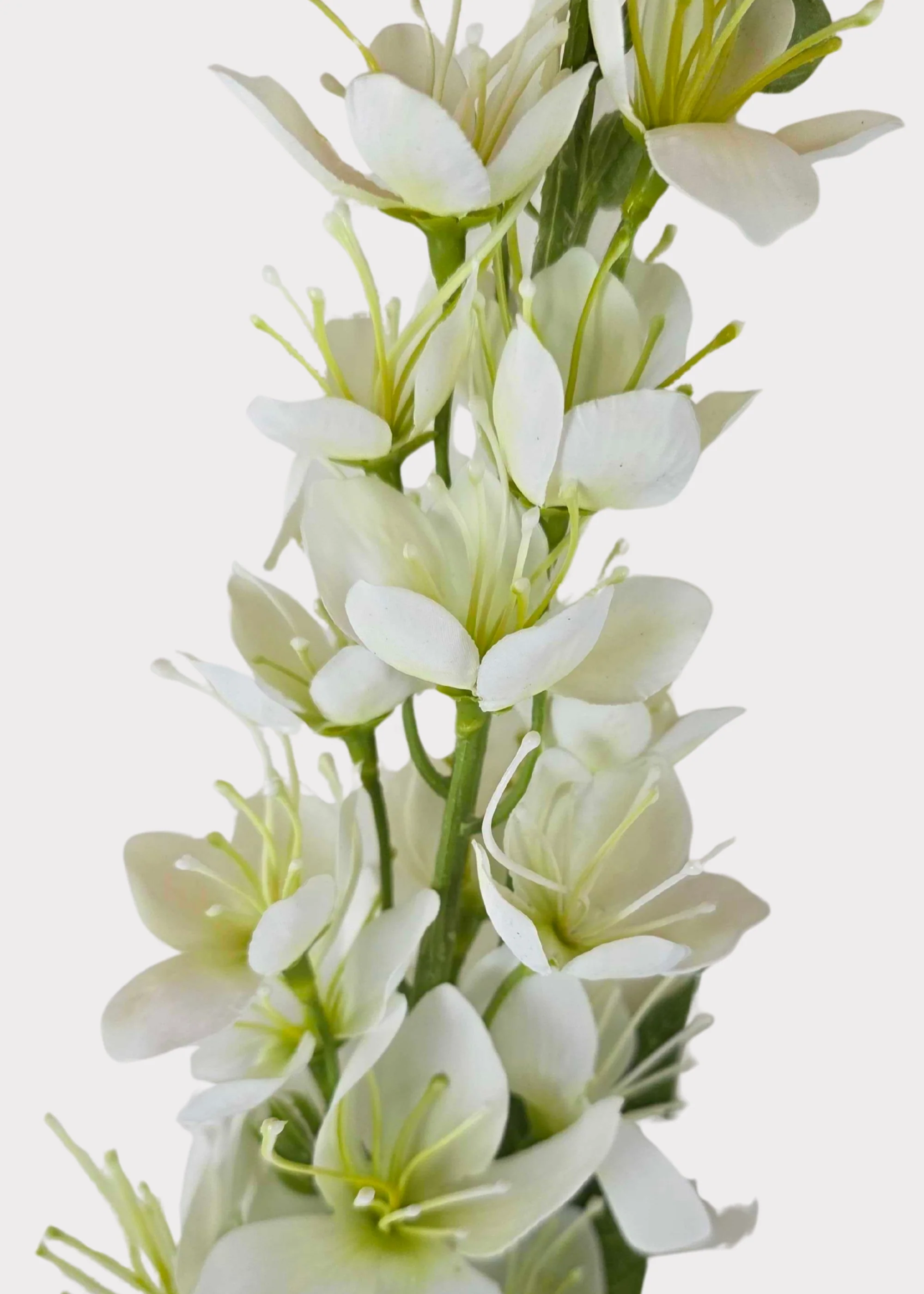 Tall White Honey Blossom Artificial Wildflower Stem - 32" - Image 2