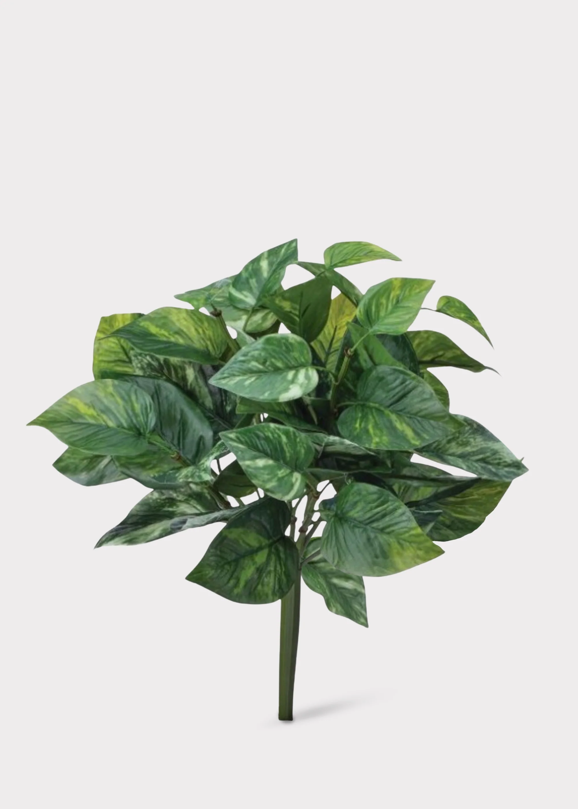 UV Resistant Artificial Indoor/Outdoor Pothos Bush - 16"
