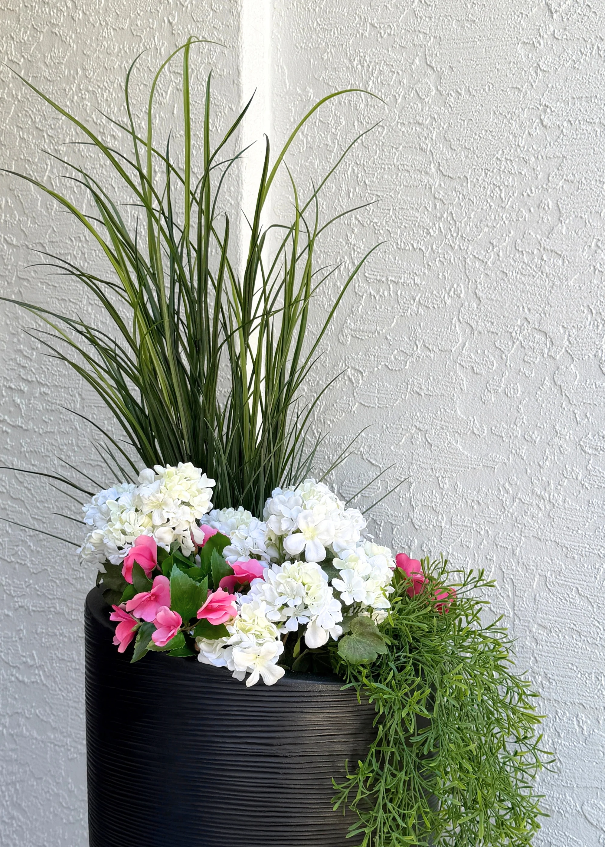 UV Treated Fake Plants Indoor/Outdoor Tall Grass Bush - 36" - Image 6