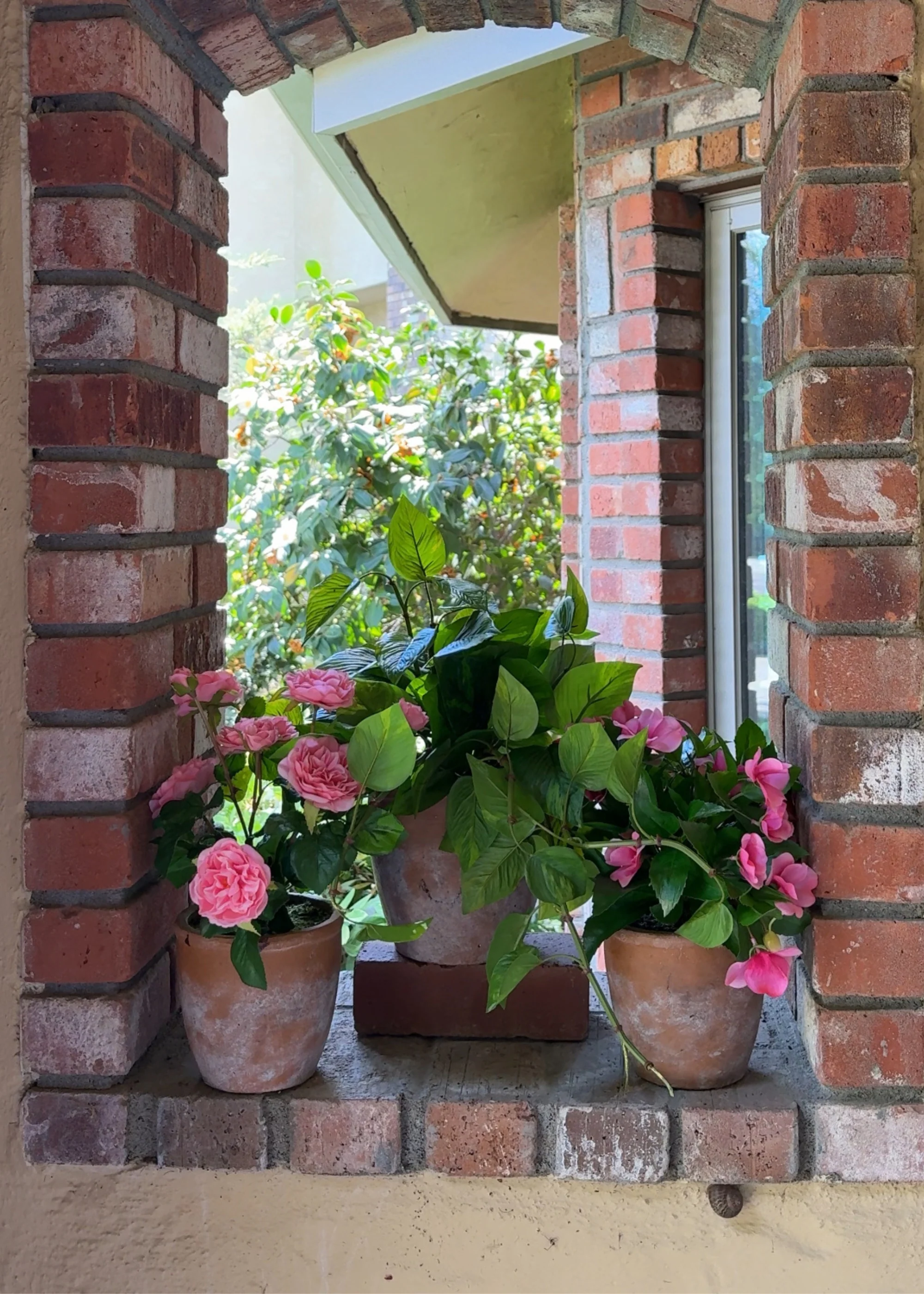 Outdoor UV Treated Pothos Real Touch Potted Plant - 13" - Image 3