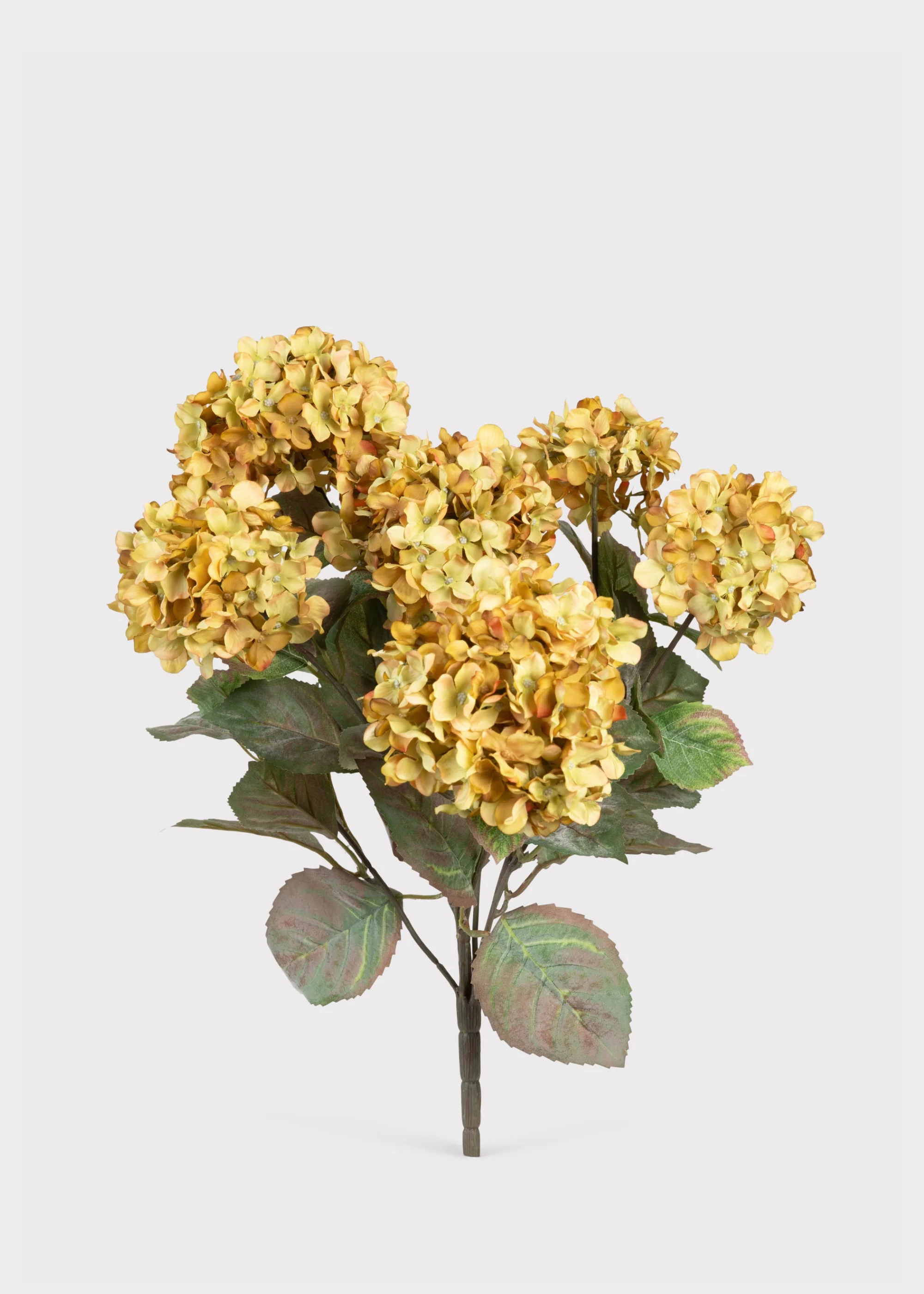 SAVE - Vintage Antique Green Fake Hydrangea Bush - 20" - Image 4