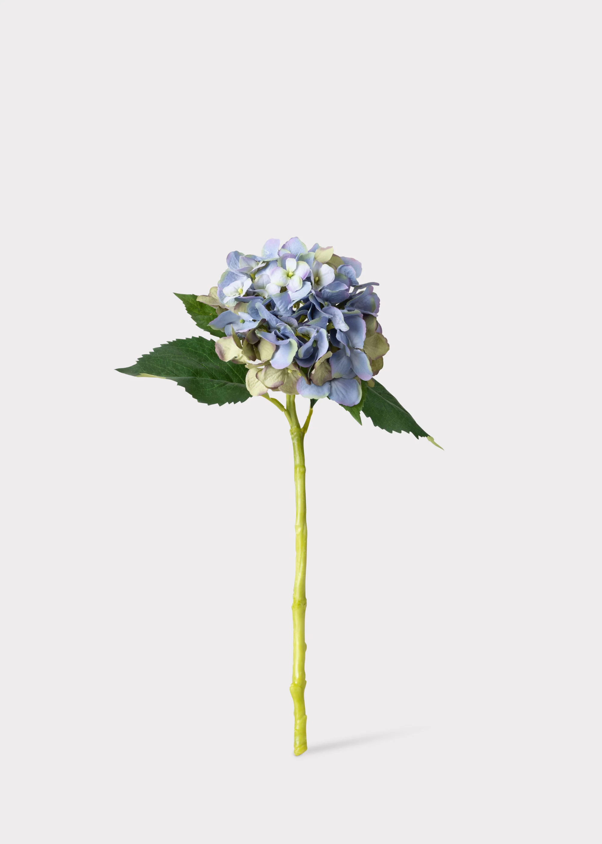 Vintage Blue Green Artificial Hydrangea - 19" - Image 2