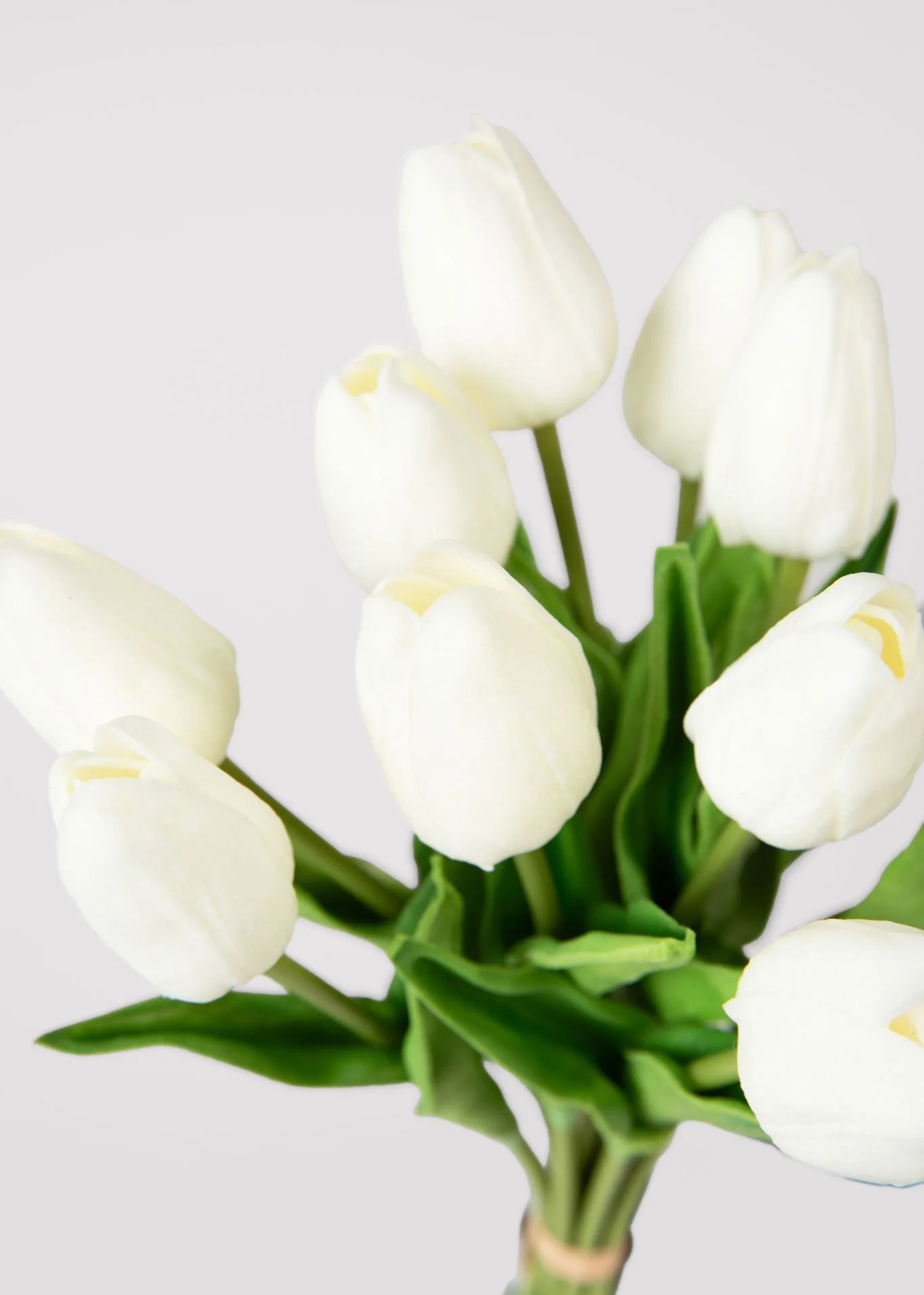 Artificial Flowers Real Touch Tulip Flower Bundle of 12 - Image 3