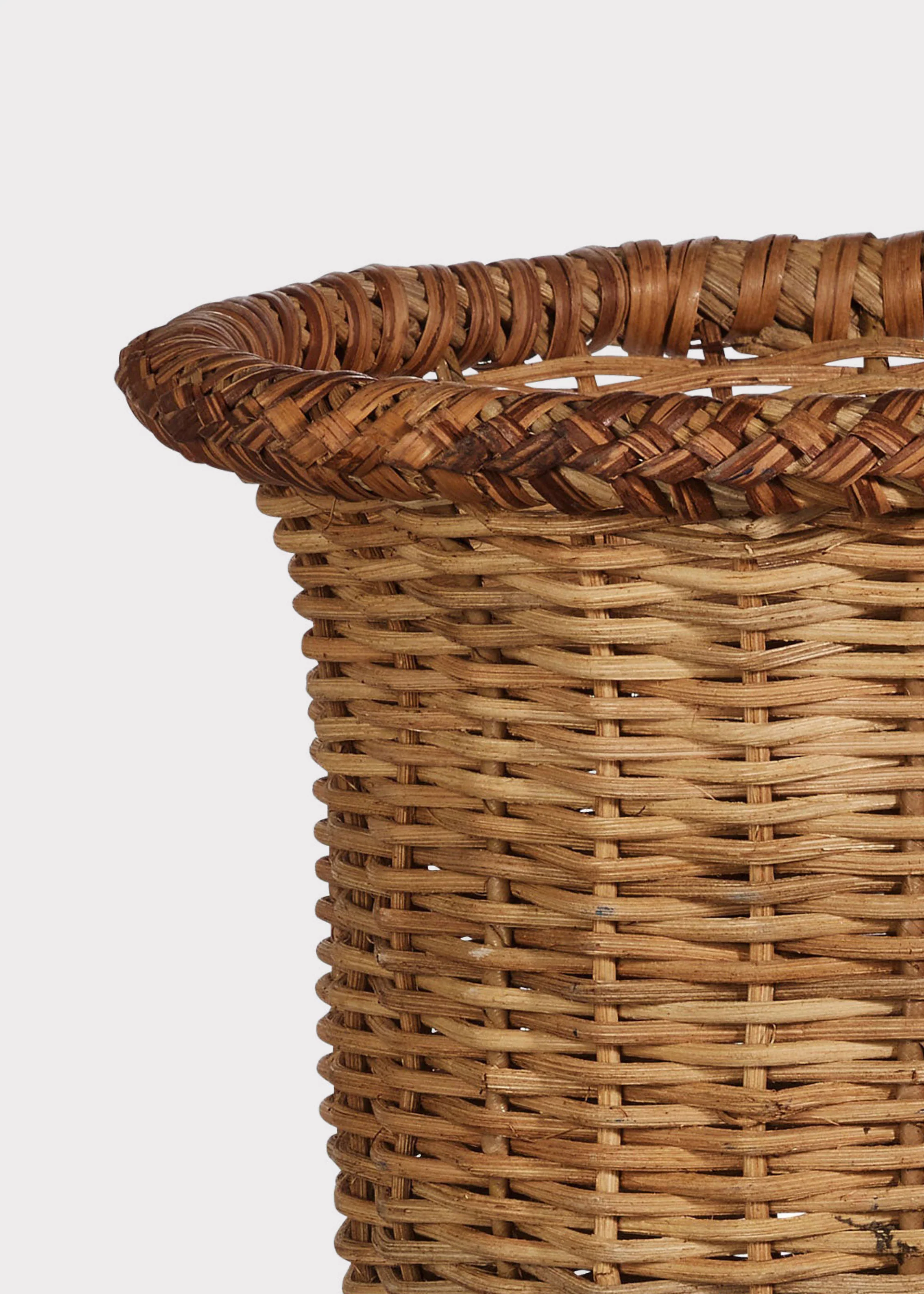 Woven Rattan Urn Planter Pot - 15" - Image 4