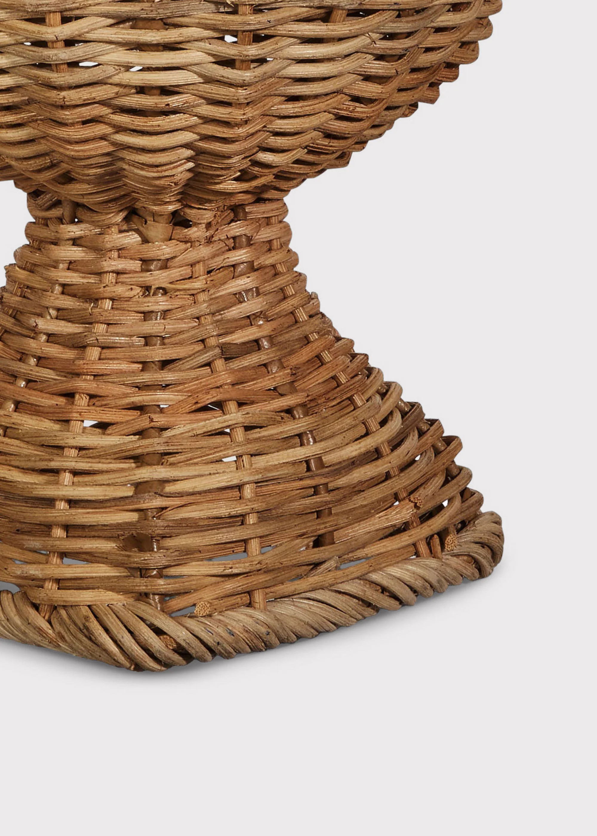 Woven Rattan Urn Planter Pot - 15" - Image 5